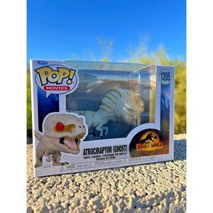 Funko Pop Movies - Jurassic World Dominion - Atrociraptor (Ghost) NEW, #1205